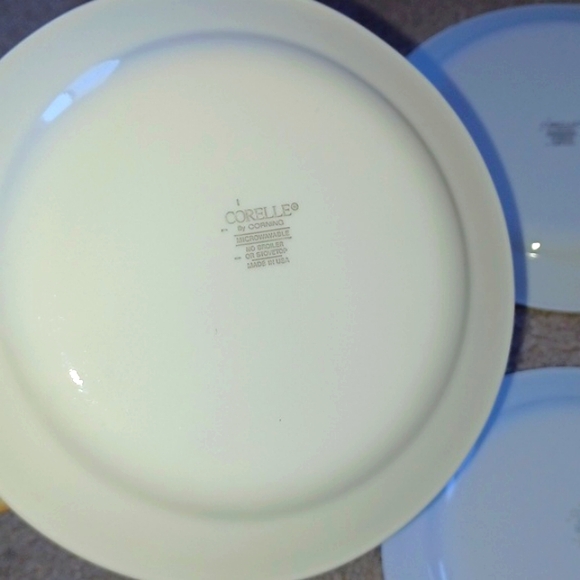 Corelle Sun Garden Two 9" Dinner Plates & Two 7 1/4" Desert Yellow Floral 4Pc - Picture 6 of 9